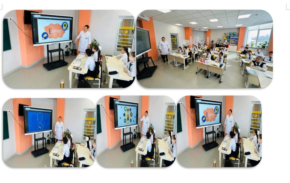 "САЛАУАТТЫ ТАМАҚТАНУ МЕКТЕБІ" АКЦИЯСЫ "Дәрумендер әлемі"